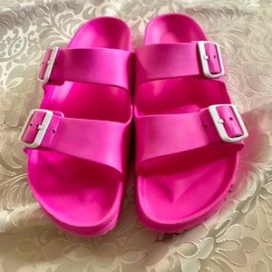 Pink Birkenstock Slides